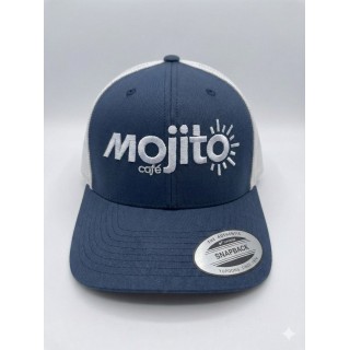 Casquette marine et argent