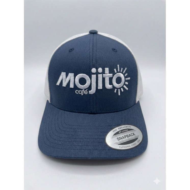 Casquette marine et argent