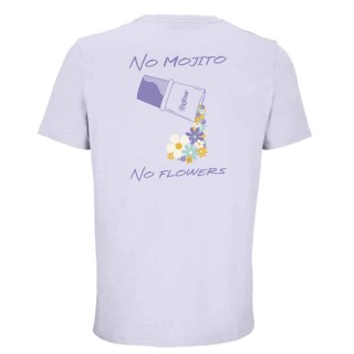 Tee-shirt No Mojito No flowers lilas