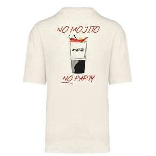Tee-shirt No Mojito No Party beige